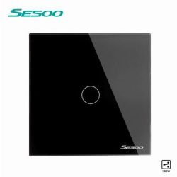 Sesoo A601B fekete váltó érintőkapcsoló, alternatív érintőkapcsoló