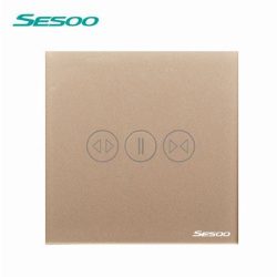 Sesoo C601G aranybarna érintő redőnykapcsoló