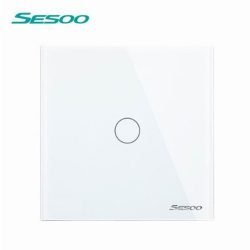 Sesoo D601W fehér egypólusú érintőkapcsoló