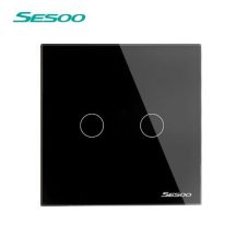 Sesoo D602B fekete érintő csillárkapcsoló