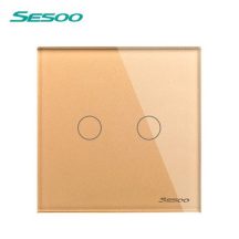 Sesoo D602G aranybarna érintő csillárkapcsoló