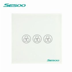 Sesoo F601W fehér ventillátor kapcsoló