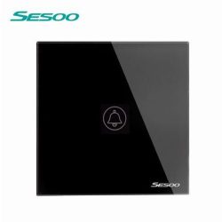 Sesoo M601B fekete ajtócsengő érintőkapcsoló