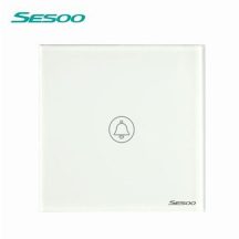   Sesoo M601W fehér ajtócsengő érintőkapcsoló, impulzuskapcsoló