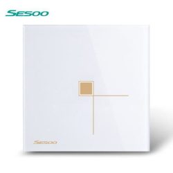 Sesoo S601W fehér egypólusú érintőkapcsoló 