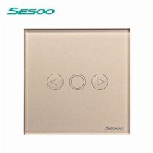   Sesoo T601G aranybarna fényerőszabályzós érintőkapcsoló